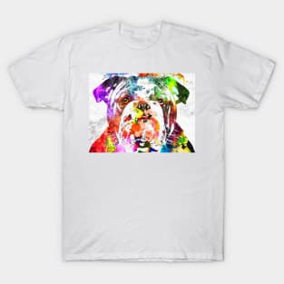 Bulldog Grunge T-Shirt